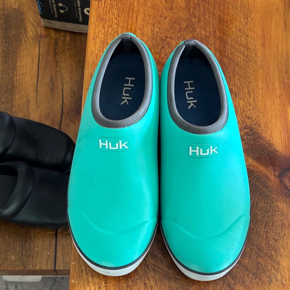 Huk Turquoise Slip-On Footwear